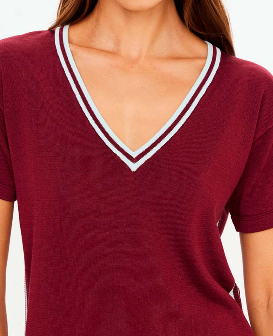 THE UPSIDE CAMISETA THE UPSIDE SIENNA V NECK