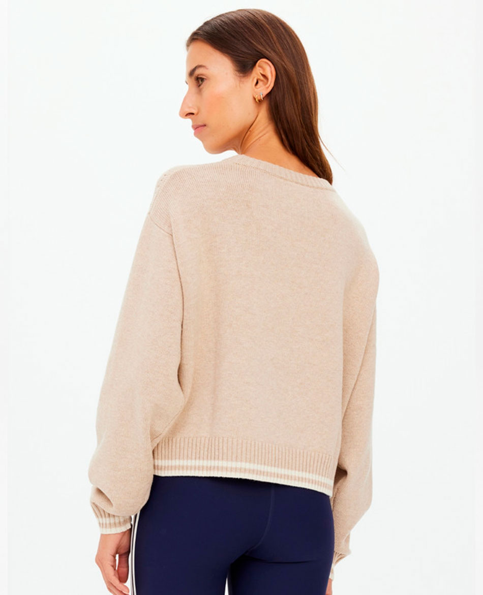 THE UPSIDE JERSEY THE UPSIDE XANTHE CREW NECK WOOL