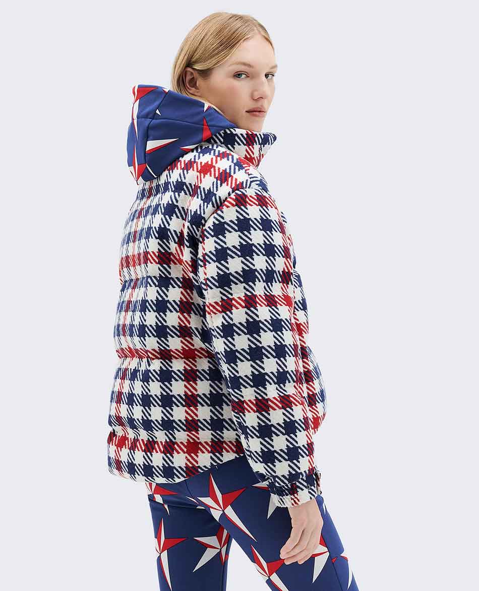 PERFECT MOMENT ANORAK PERFECT MOMENT STAR GINGHAM POLY WOOL