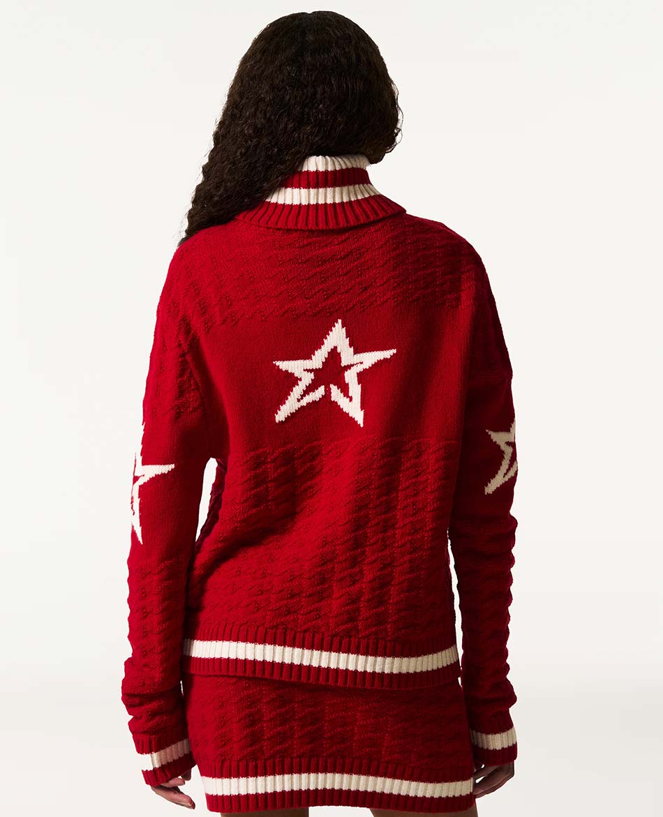 PERFECT MOMENT JERSEY PERFECT MOMENT GLACIER TURTLE NECK