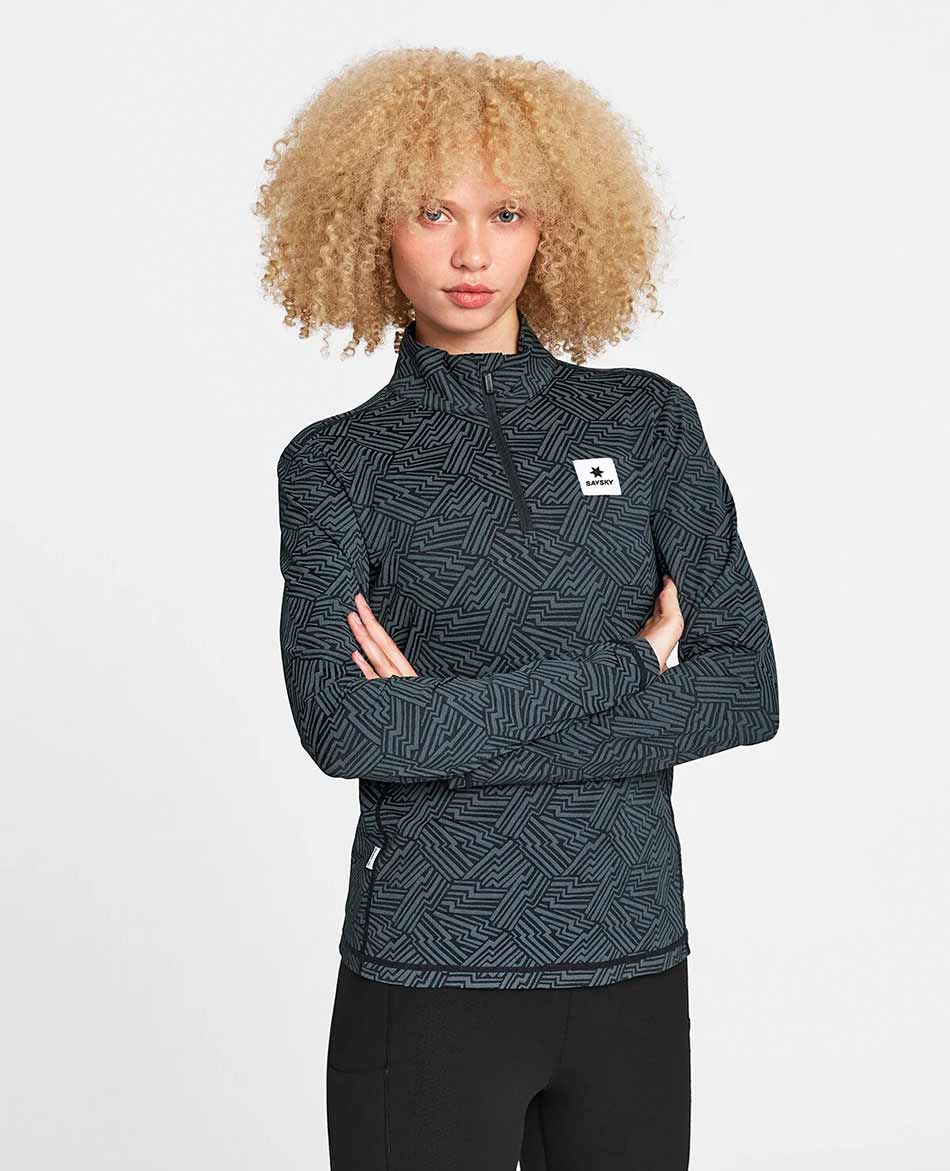 SAYSKY CAMISETA MANGA LARGA SAYSKY REFL. PACE 1/2 ZIP