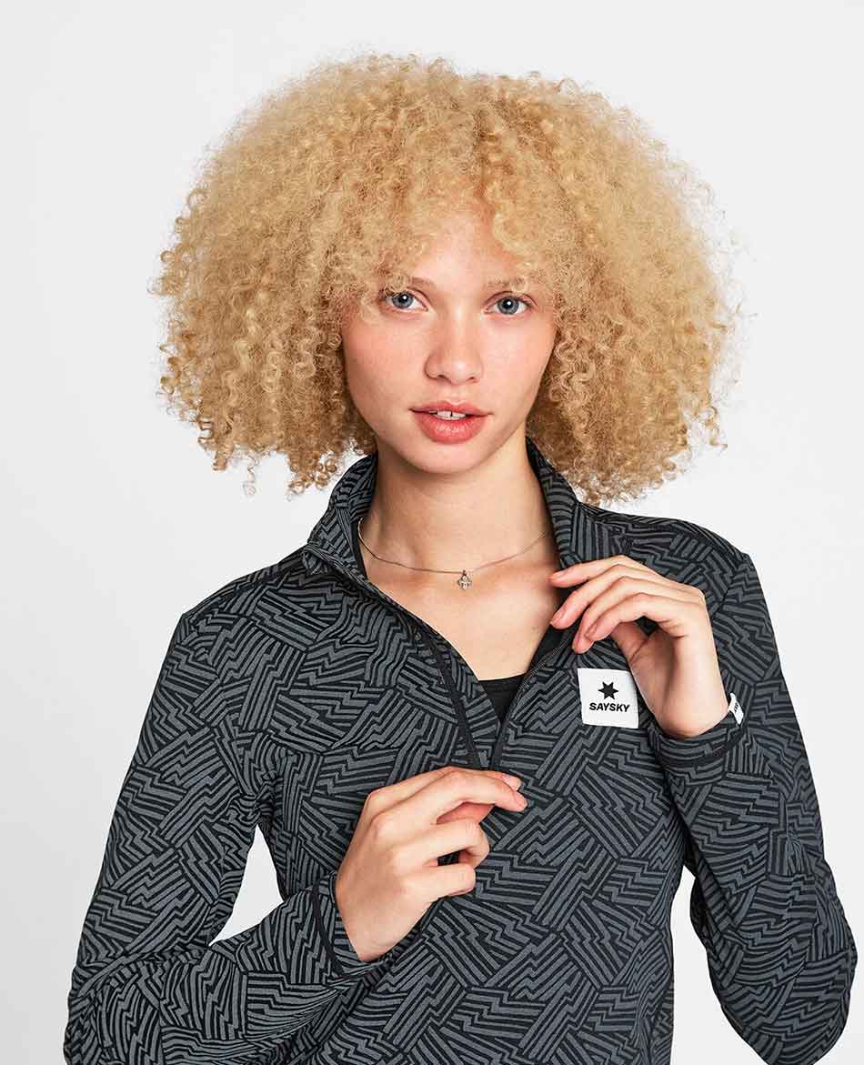 SAYSKY CAMISETA MANGA LARGA SAYSKY REFL. PACE 1/2 ZIP