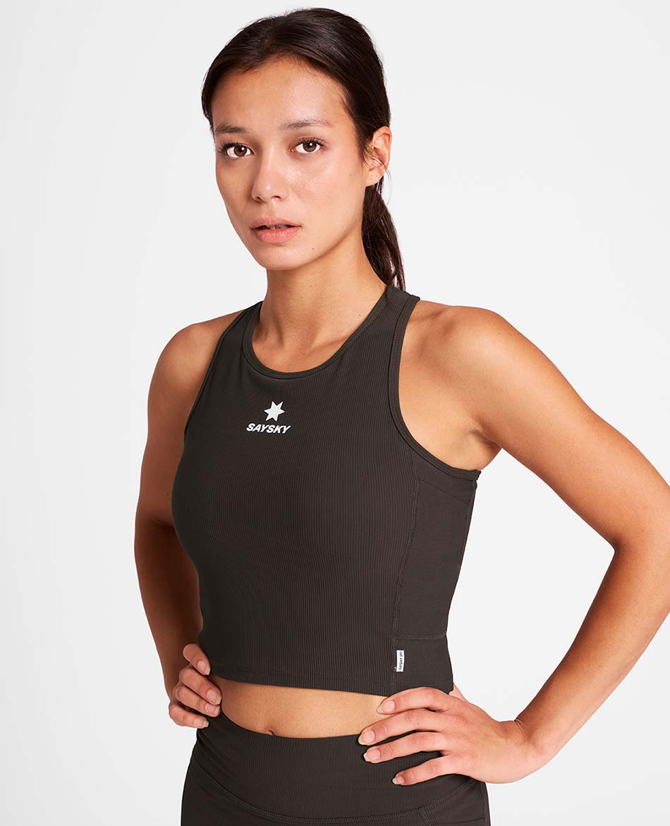 SAYSKY TOP SAYSKY COMBAT RIB CROP
