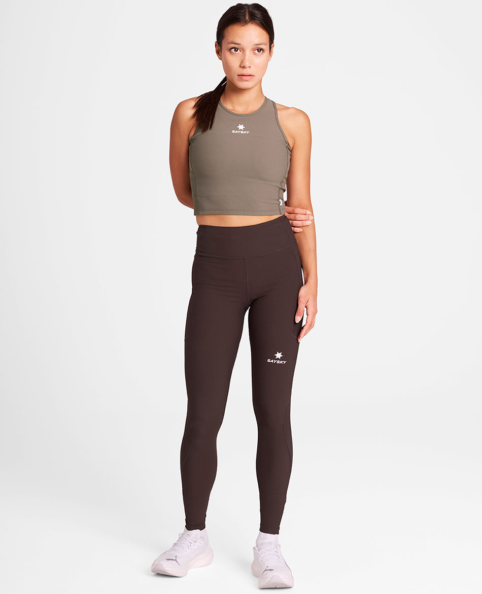 SAYSKY TOP SAYSKY COMBAT RIB CROP