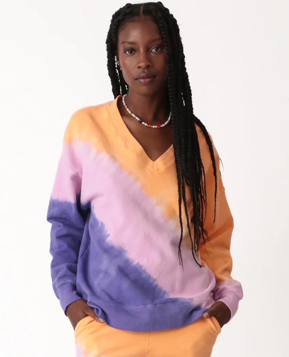 ELECTRIC & ROSE SUDADERA ELECTRIC & ROSE AVA OMBRE