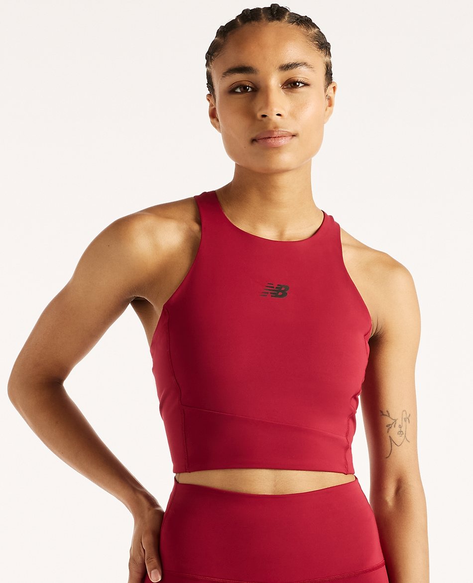 NEW BALANCE TOP NEW BALANCE RC ELITE STORAGE CROP
